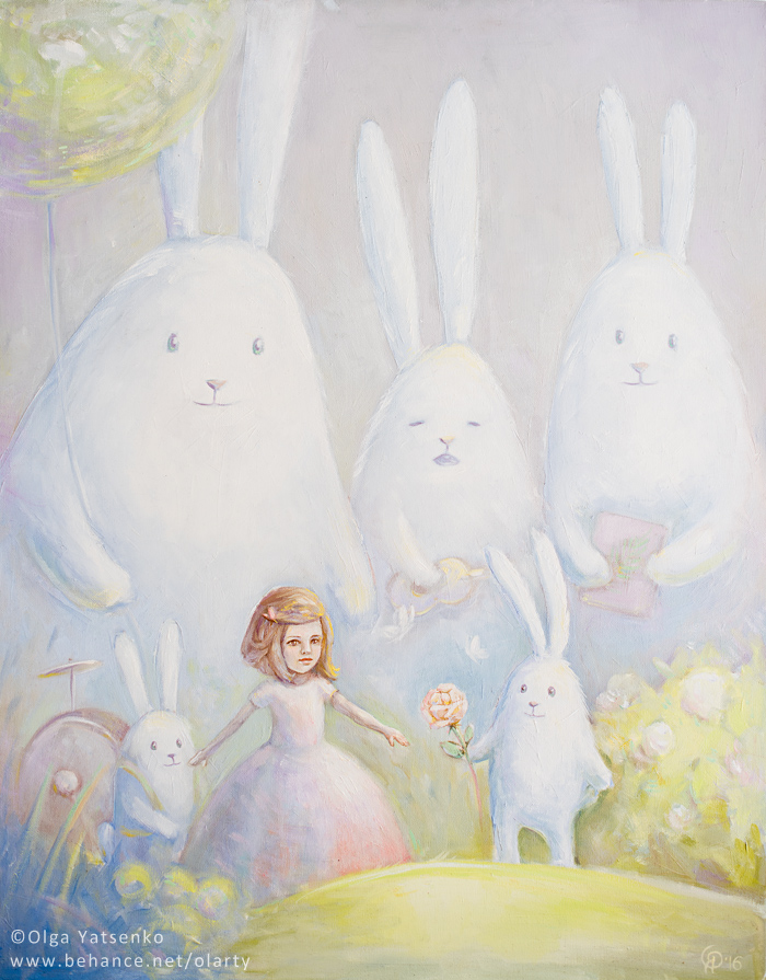 Rabbits_Artist Olga yatsenko 2