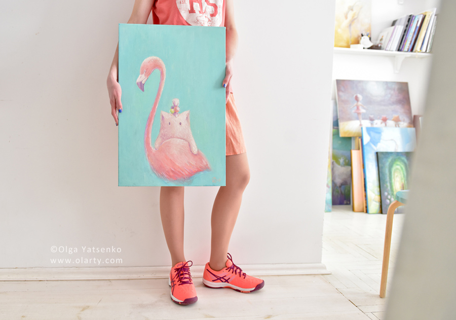 flamingo_olga_yatsenko_olarty_artwork