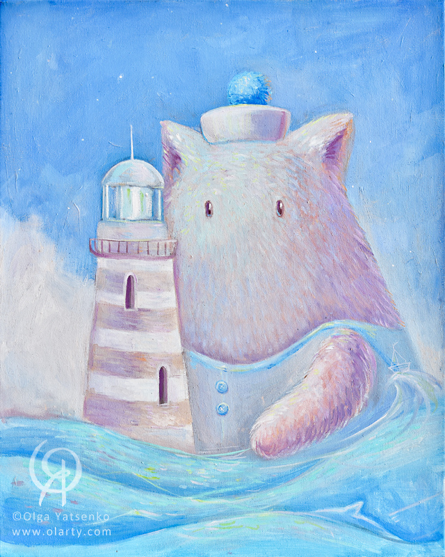 little lighthouse artist olga yatsenko olarty