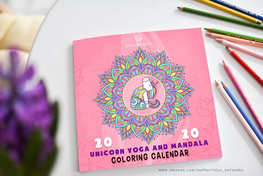 Coloring Books and Calendars on Amazon Olya Yatsenko